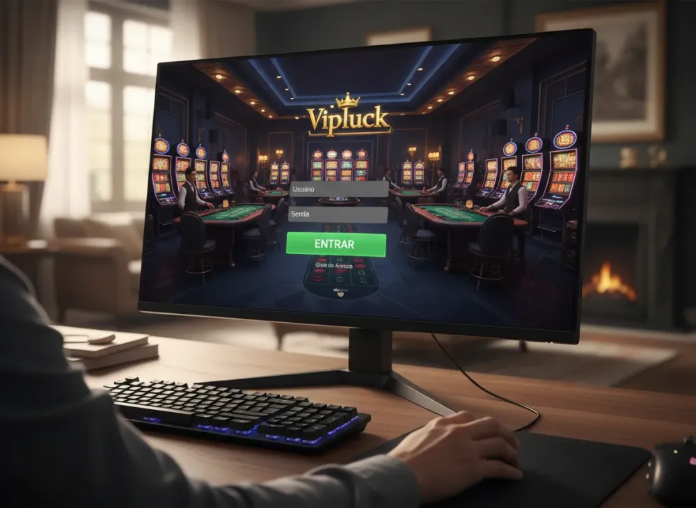 Vipluck login guia de acesso ao cassino online